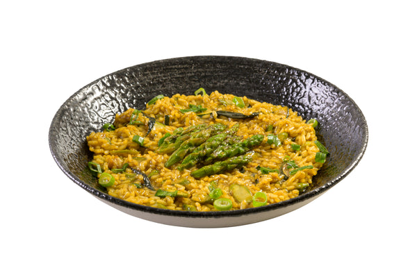 Grünes Spargel Risotto