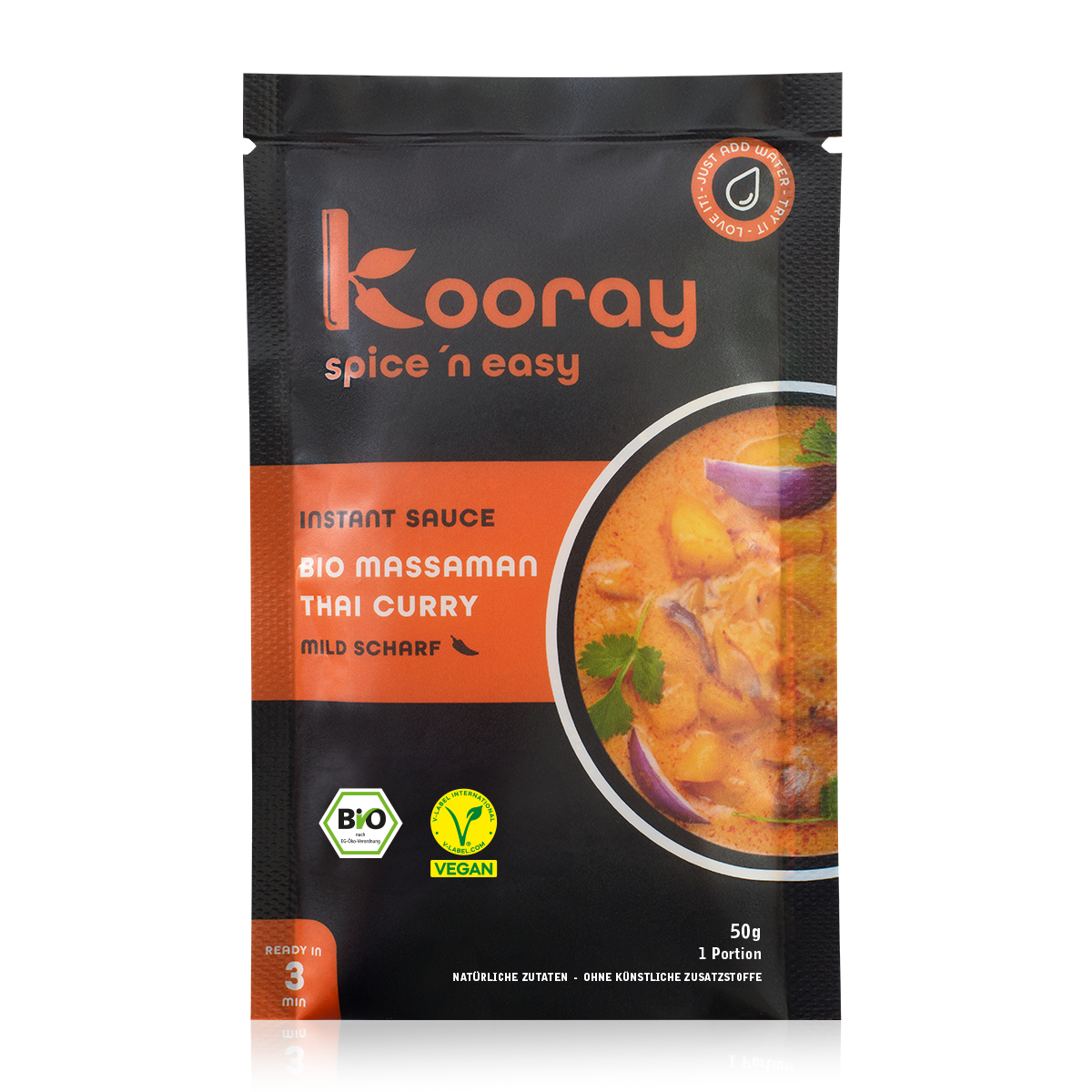 Instant Sauce I Bio Massamam Curry - mild scharf – K-Group GmbH