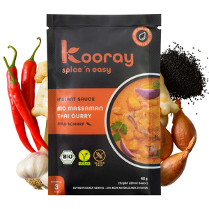 Bio Massaman Curry Instant-Sauce, mild scharf (12 x 48 g)