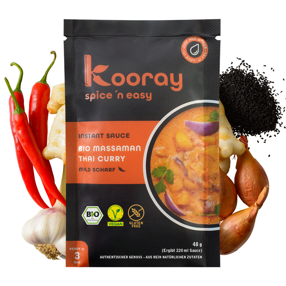 Instant Sauce I Bio Massamam Thai Curry - mild scharf