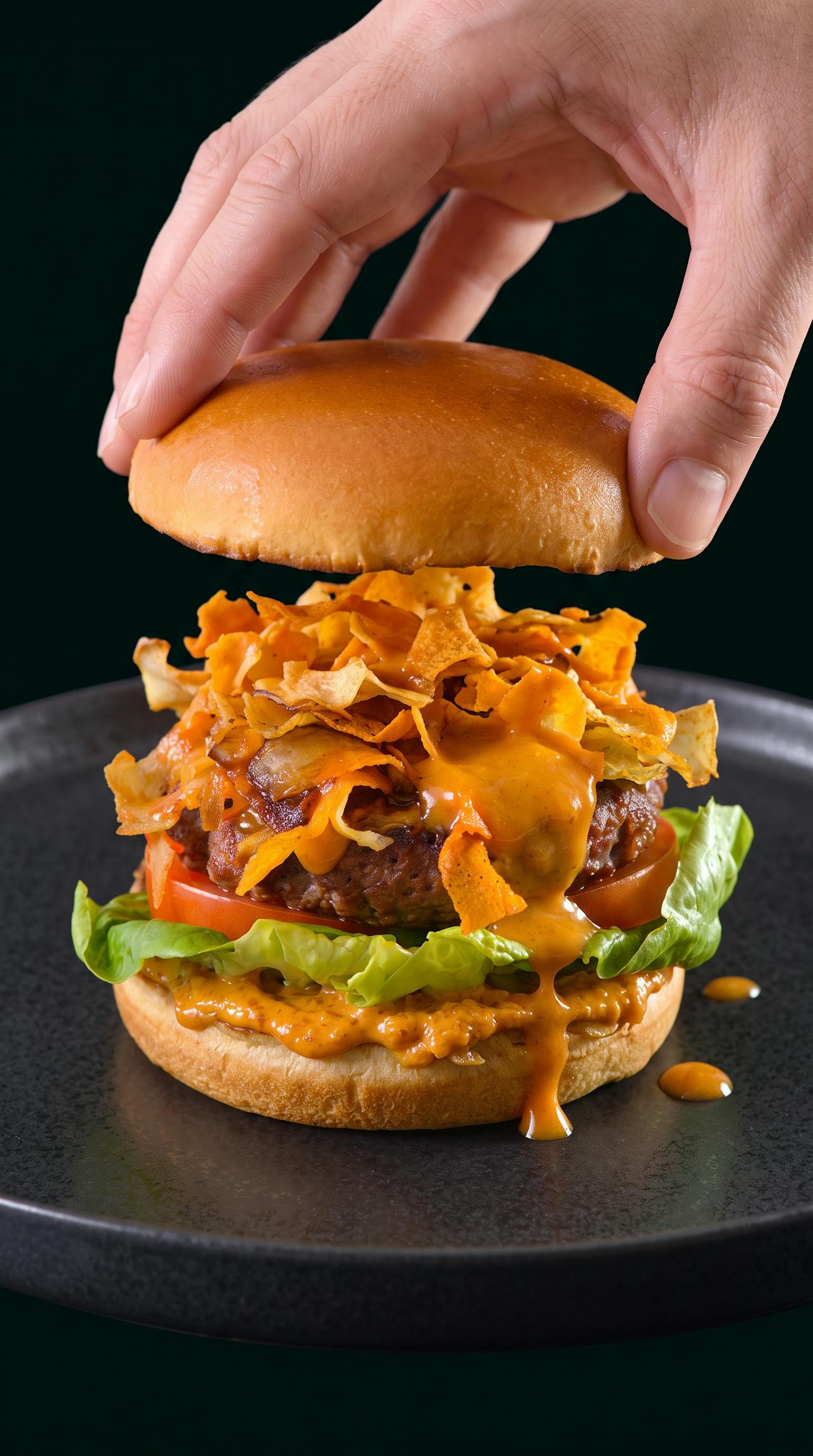 Crunchy Thai-Burger mit spicy Kooray Mayo – Schritt 5