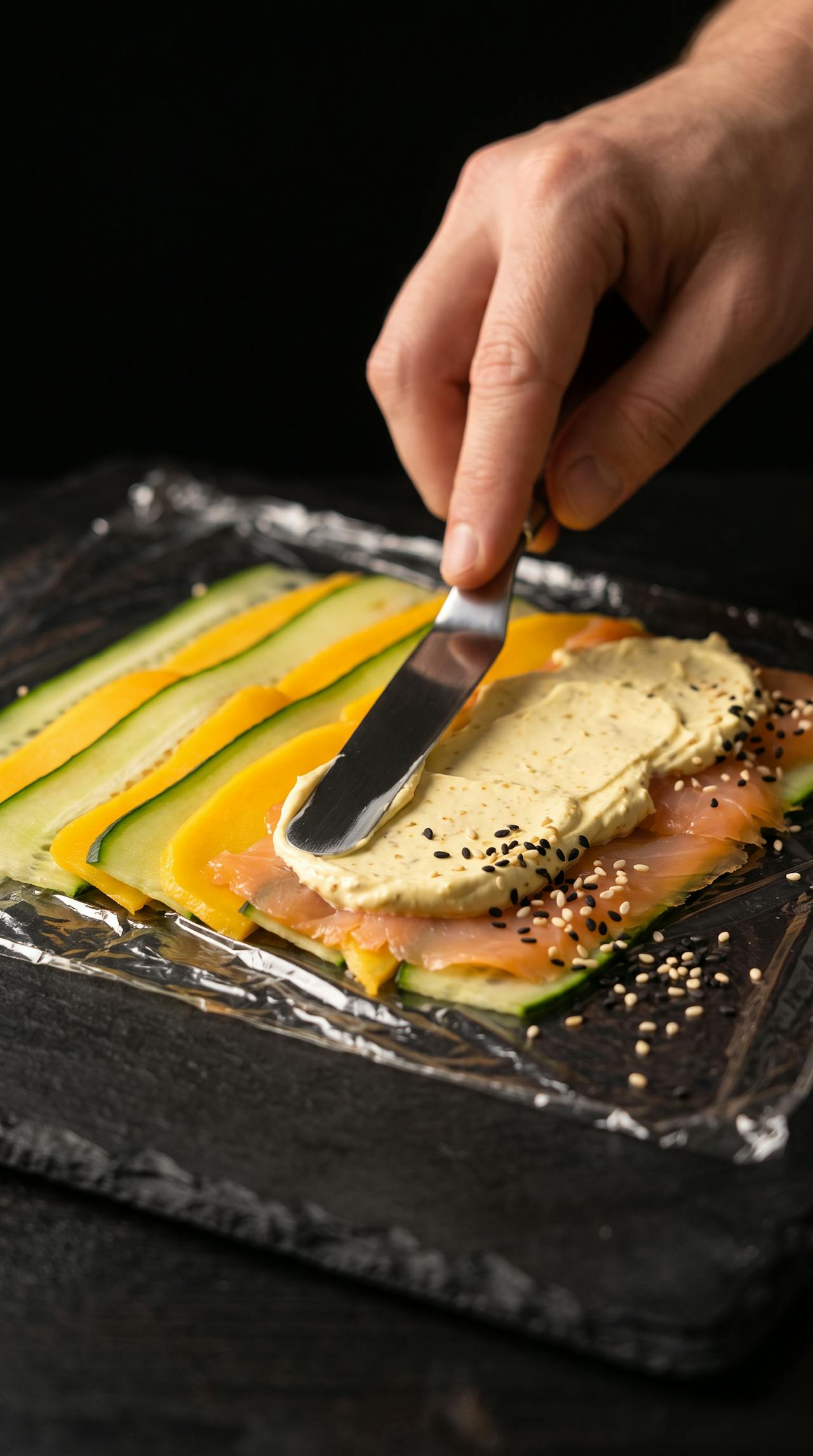 Curry Cream Cheese Rolls – step 3