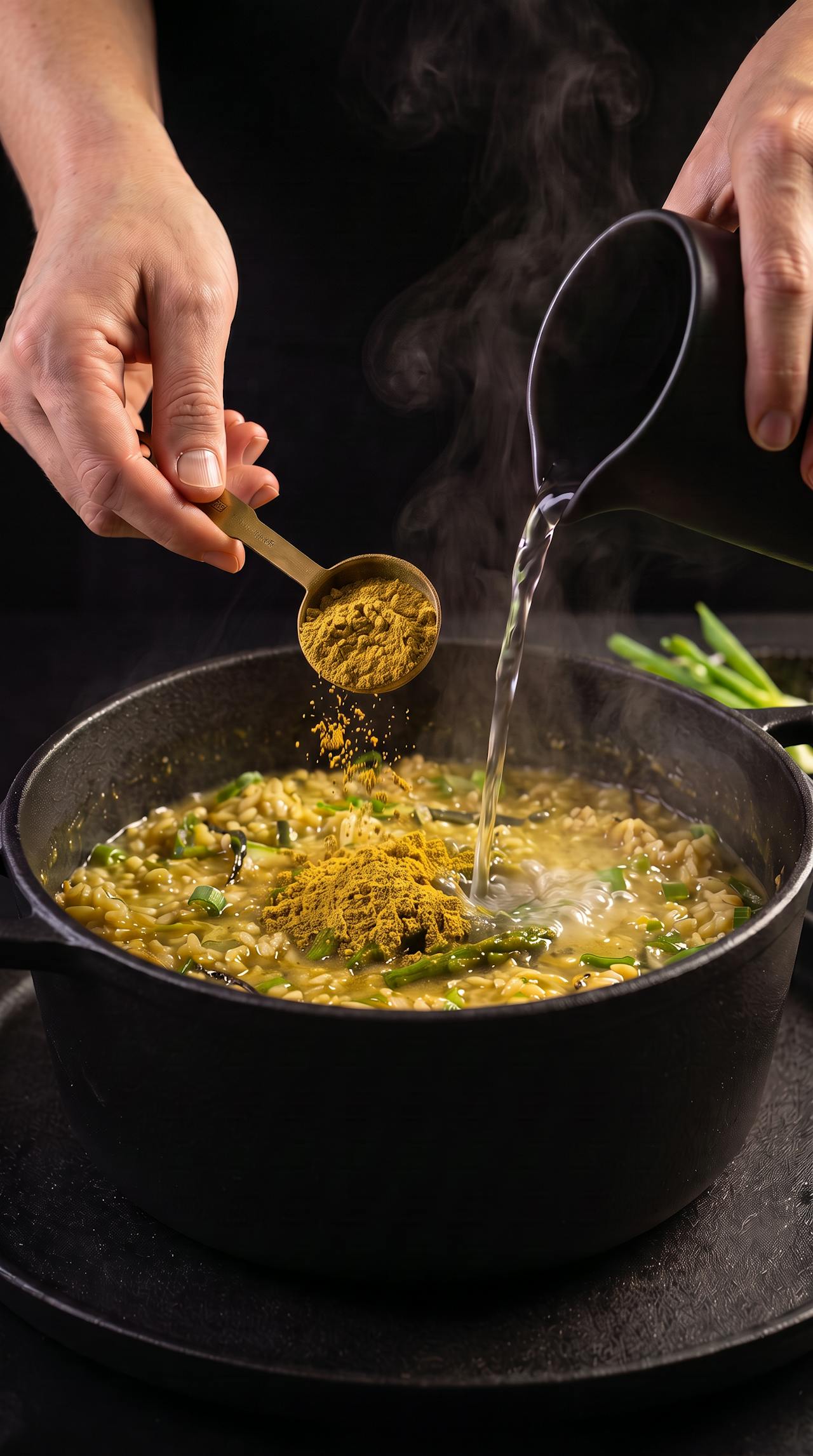 Grünes Spargelrisotto – Schritt 3