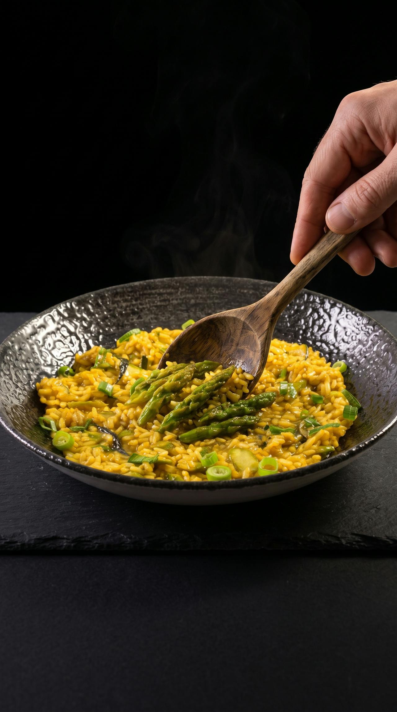 Grünes Spargelrisotto – Schritt 4