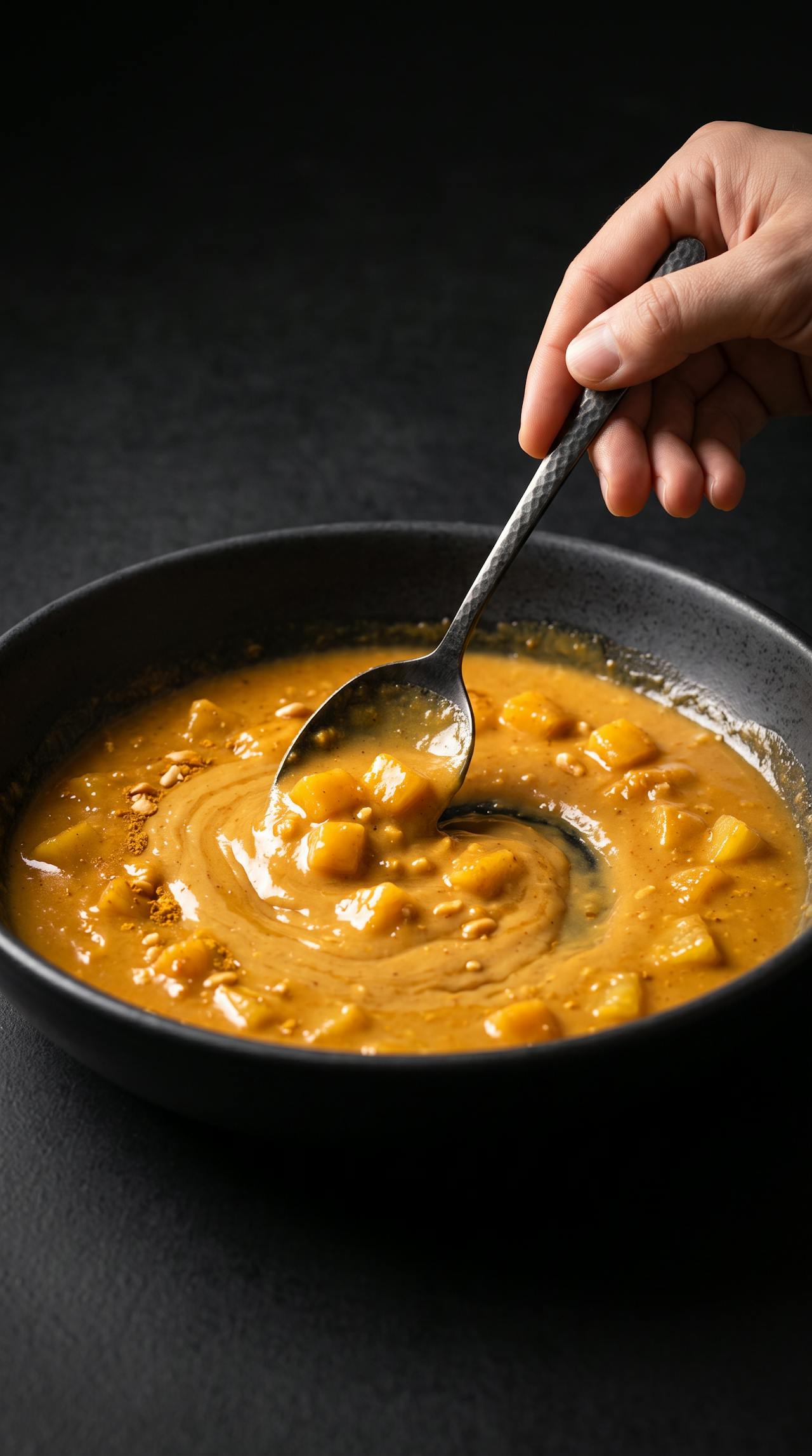 Hühnchen Saté Spieße mit Ananas-Erdnusssauce – Schritt 4