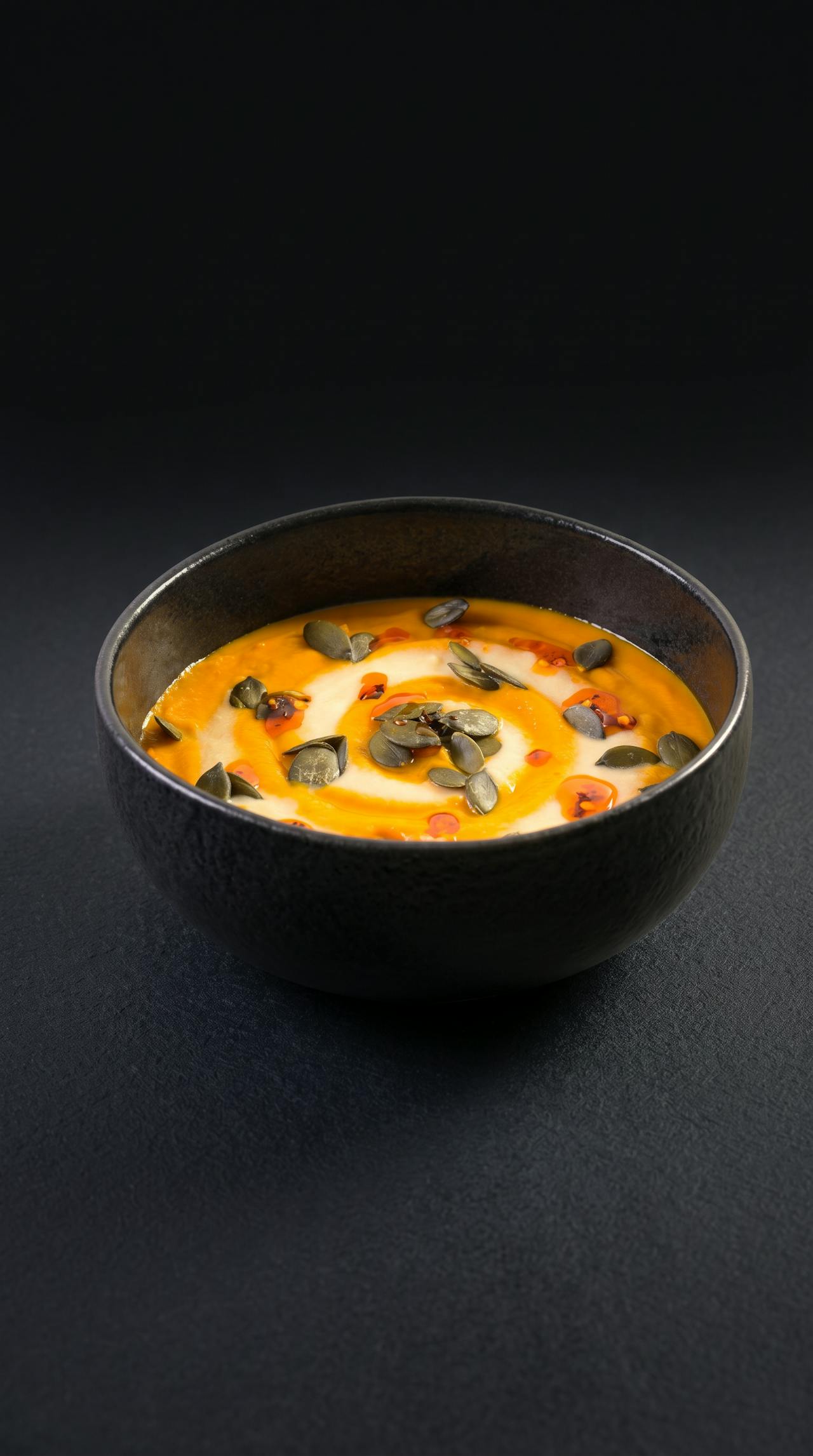 Kürbis Curry Suppe mit Zwiebelcreme – Kooray Rezept mit Bio Thai Curry
