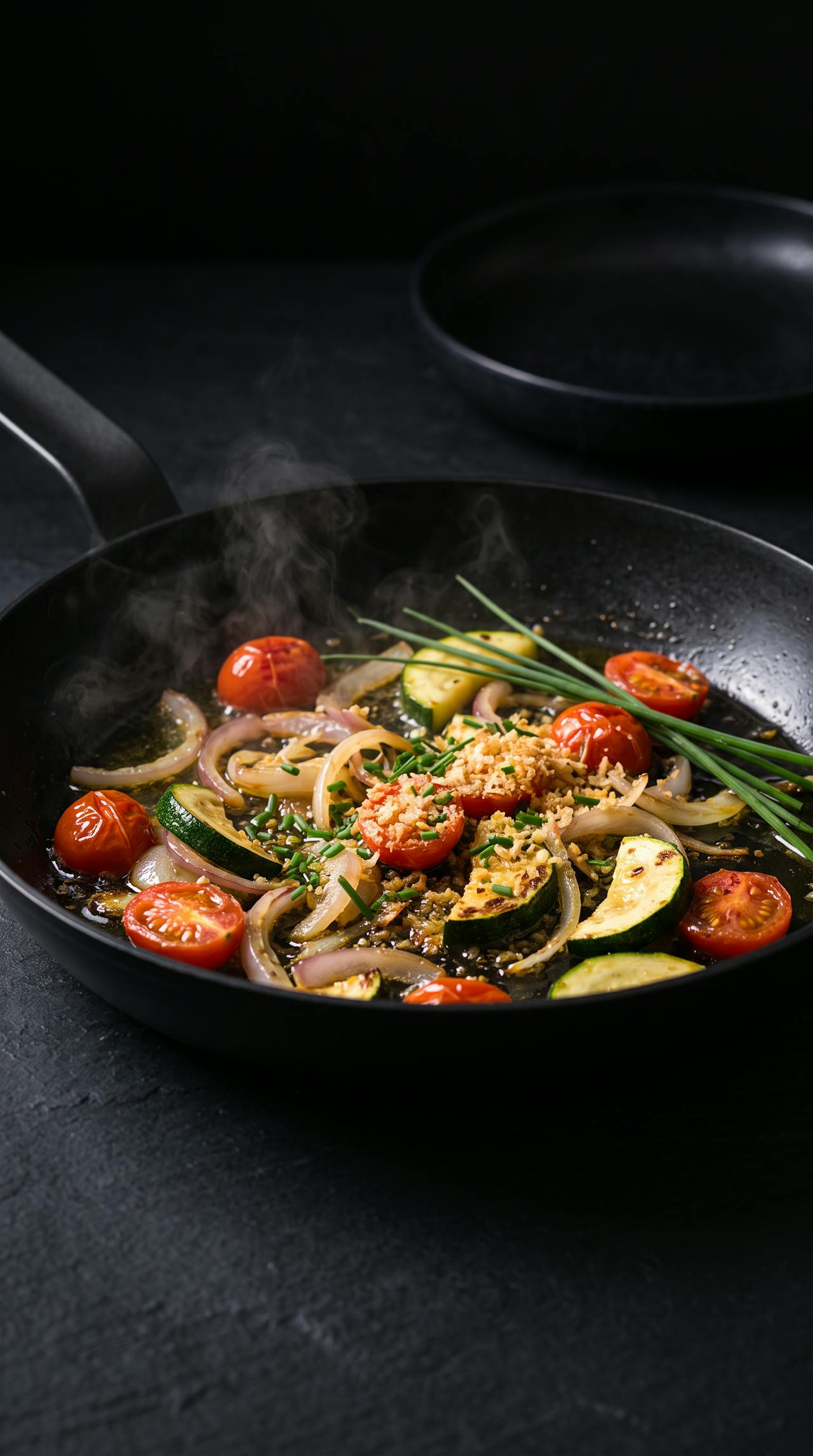 Creamy udon noodles with crispy panko – step 2
