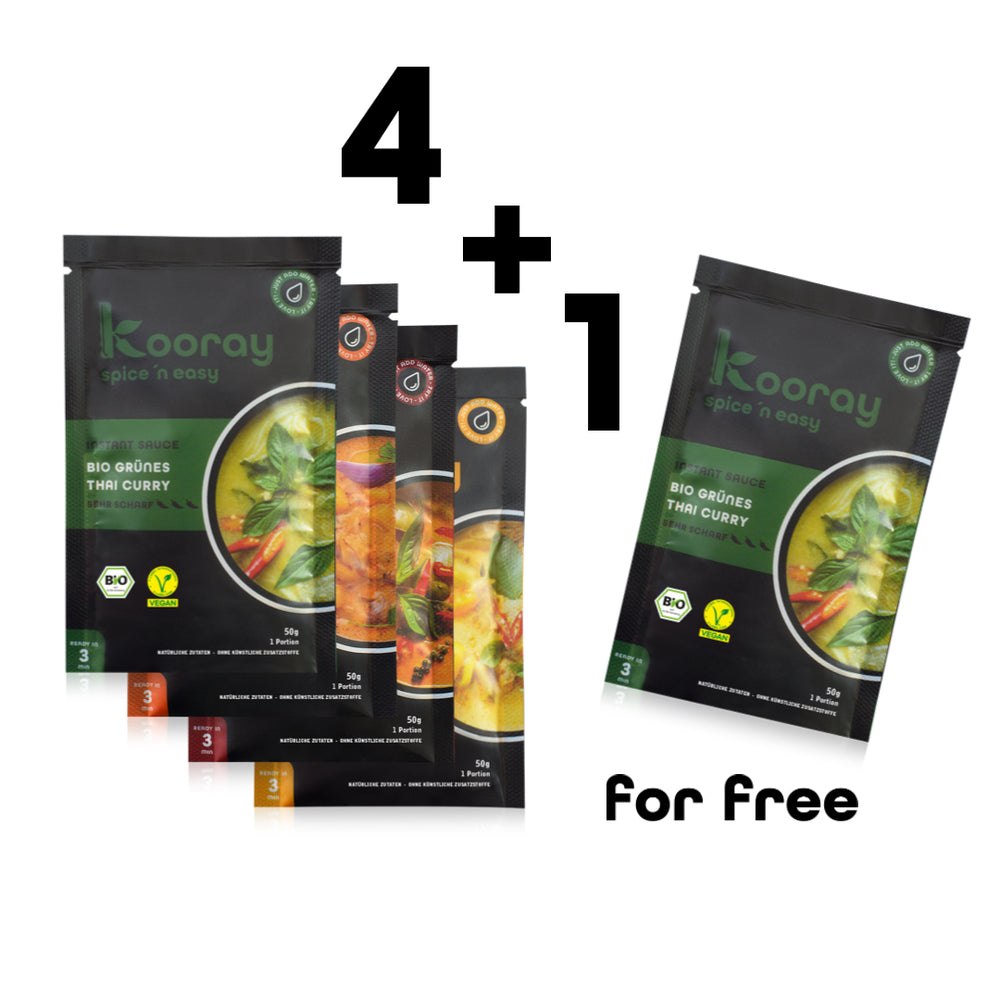 Kooray Test Kit 4 + 1 Green for free